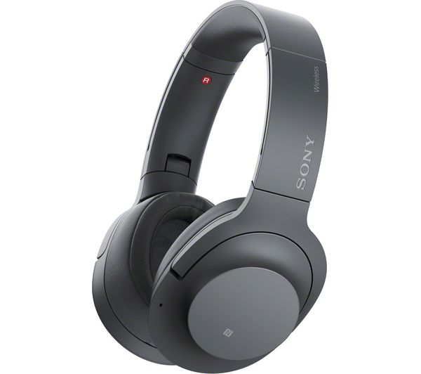 SONY WH-H900N Wireless Bluetooth Noise-Cancelling Headphones - Black, Black