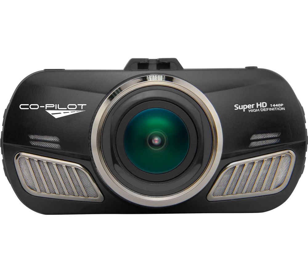 CO-PILOT CPDVR4GPS Super HD Dash Cam - Black, Black