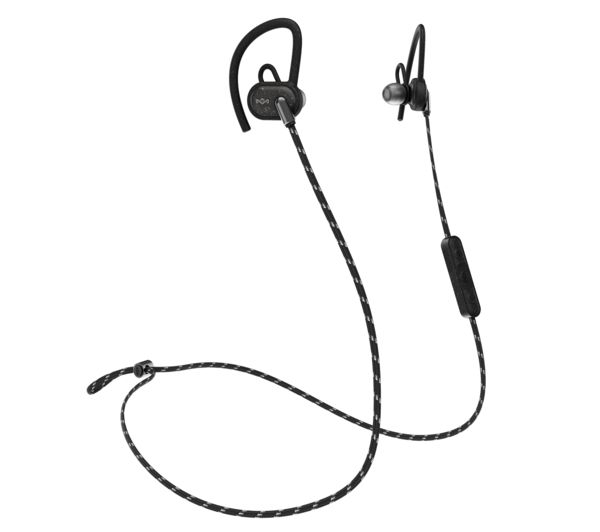 House Of Marley Uprise EM-FE063-BK Wireless Bluetooth Headphones - Black, Black
