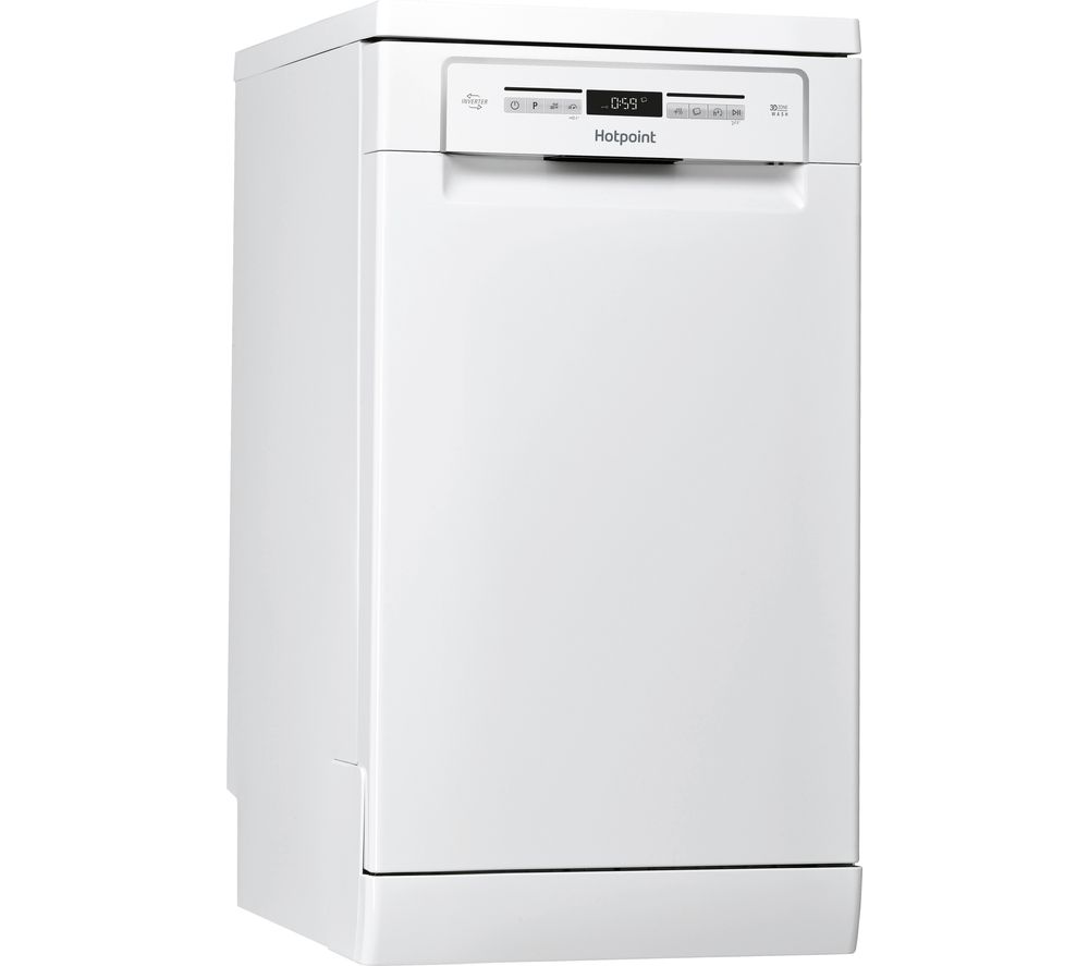 HOTPOINT HSFO 3T223 W UK Slimline Dishwasher - White, White