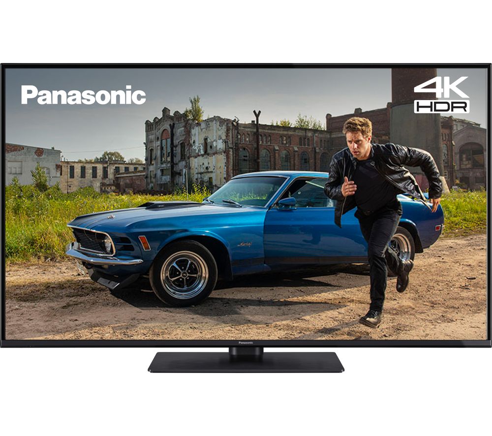 49" PANASONIC TX-49GX555B  Smart 4K Ultra HD HDR LED TV, Silver