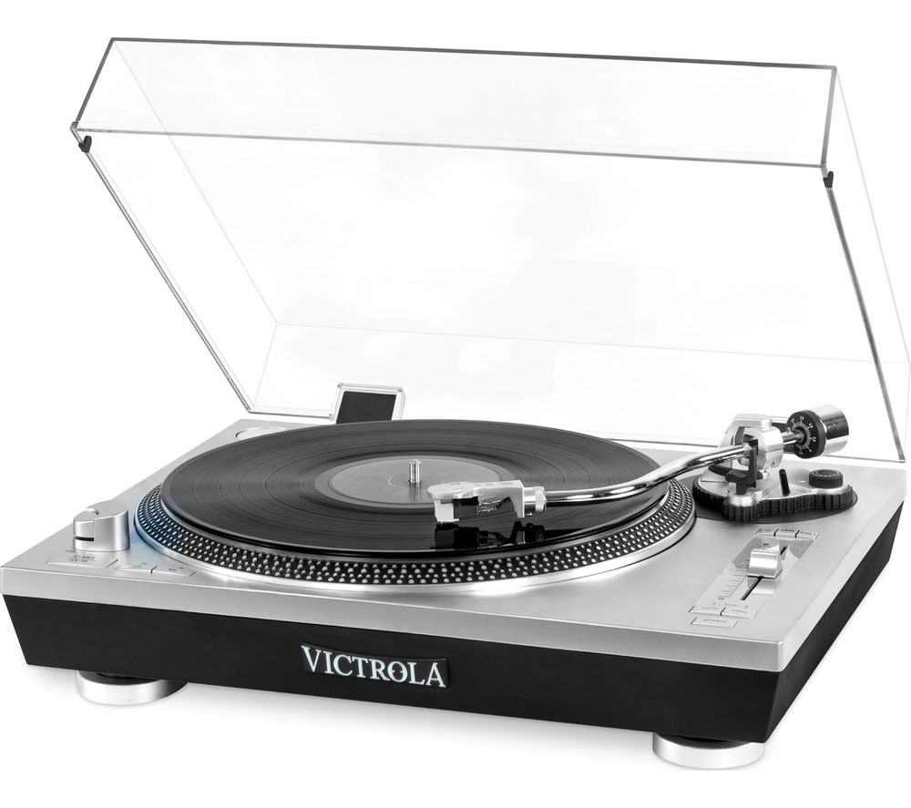 VPRO-2000 Belt Drive Bluetooth Turntable - Silver, Silver