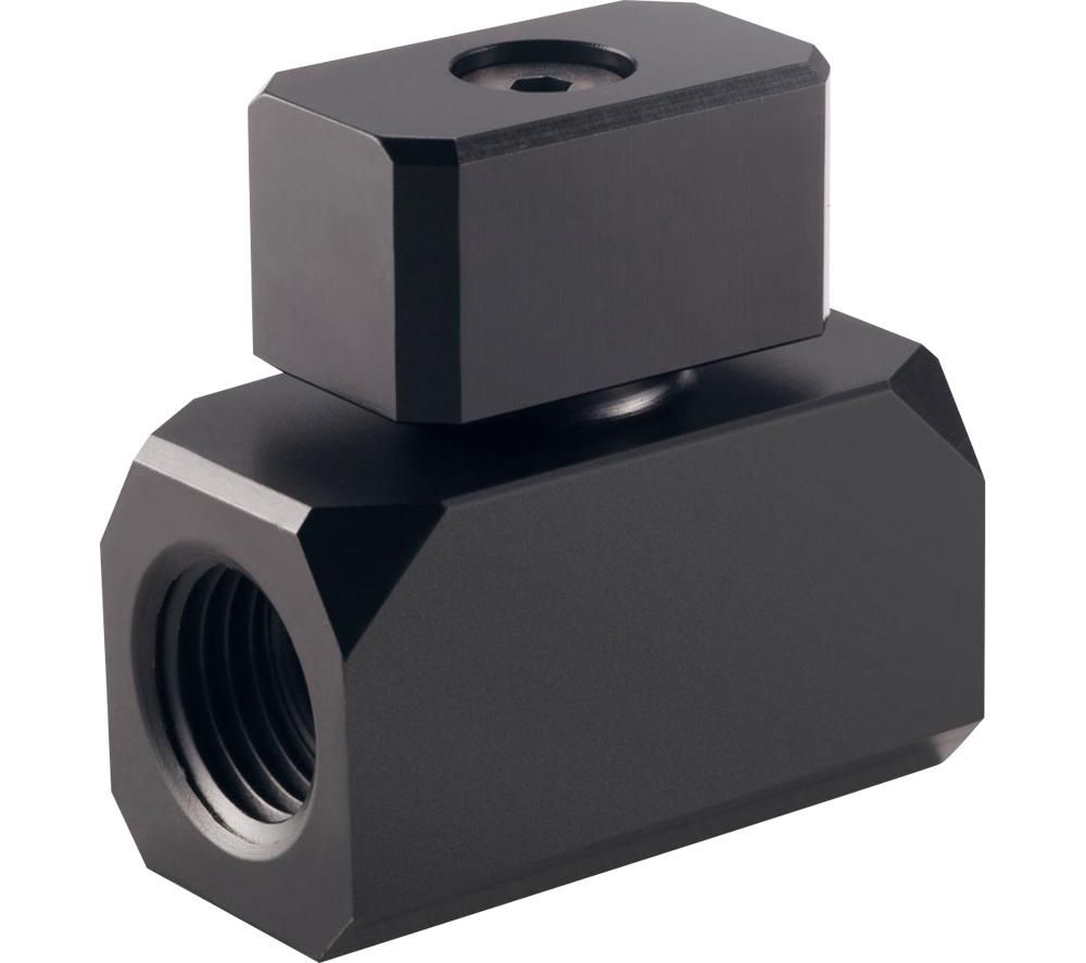 PHANTEKS Glacier 35 mm Premium Ball Valve - Satin Black, Black