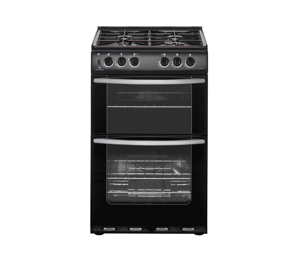 NEW WORLD 55TWLG LPG Gas Cooker - Black, Black