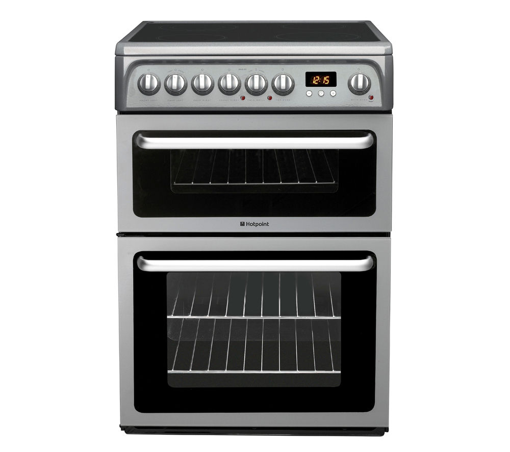 HOTPOINT HAE60GS Electric Ceramic Cooker - Graphite, Graphite