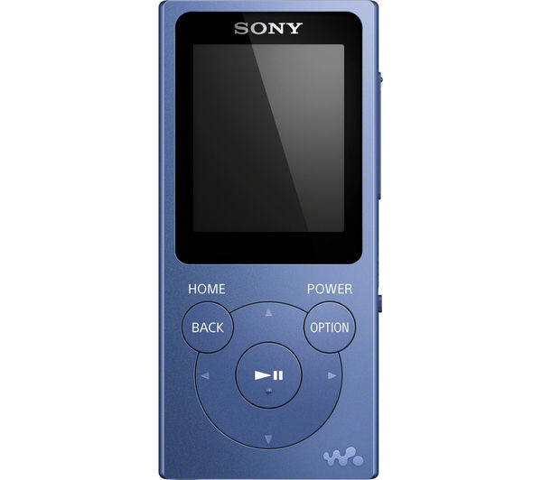 SONY Walkman NW-E394R 8 GB MP3 Player with FM Radio - Blue, Blue