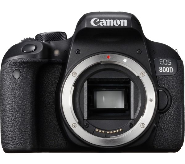 CANON EOS 800D DSLR Camera - Black, Body Only, Black