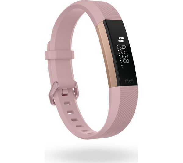 FITBIT Alta HR SE - Pink Rose Gold, Small, Pink