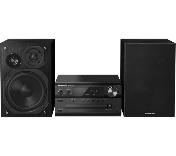 PANASONIC PMX82EB Wireless Traditional Hi-Fi System - Black, Black