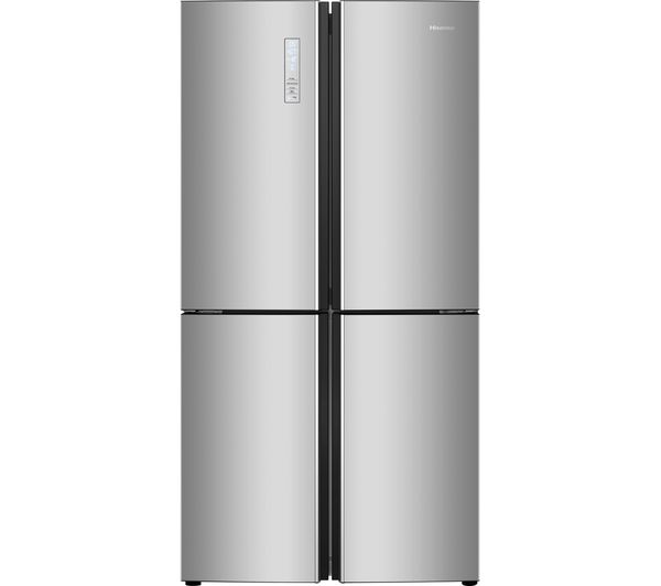 HISENSE RQ689N4BD1 Fridge Freezer - Silver, Silver