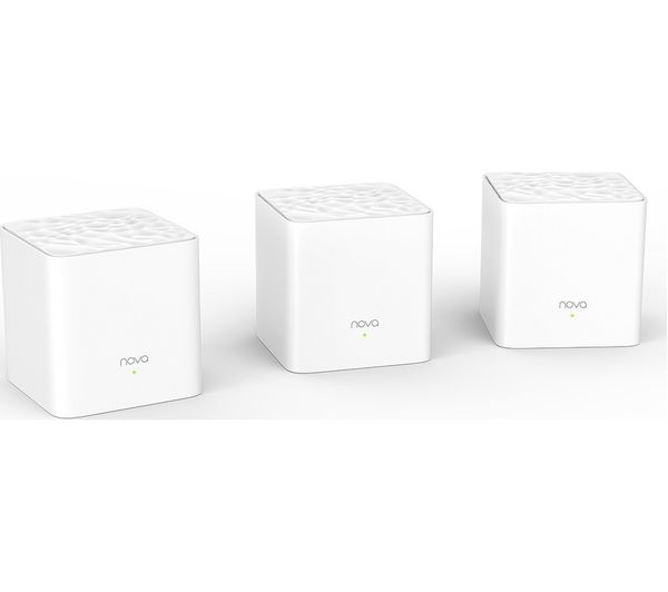 TENDA Nova MW3 Whole Home WiFi System - Triple Pack, White