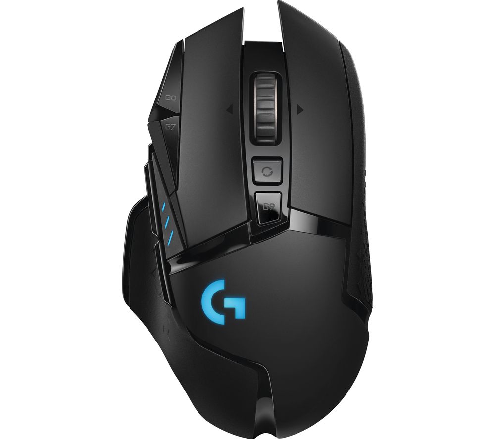 LOGITECH G502 LIGHTSPEED Wireless Optical Gaming Mouse, Black