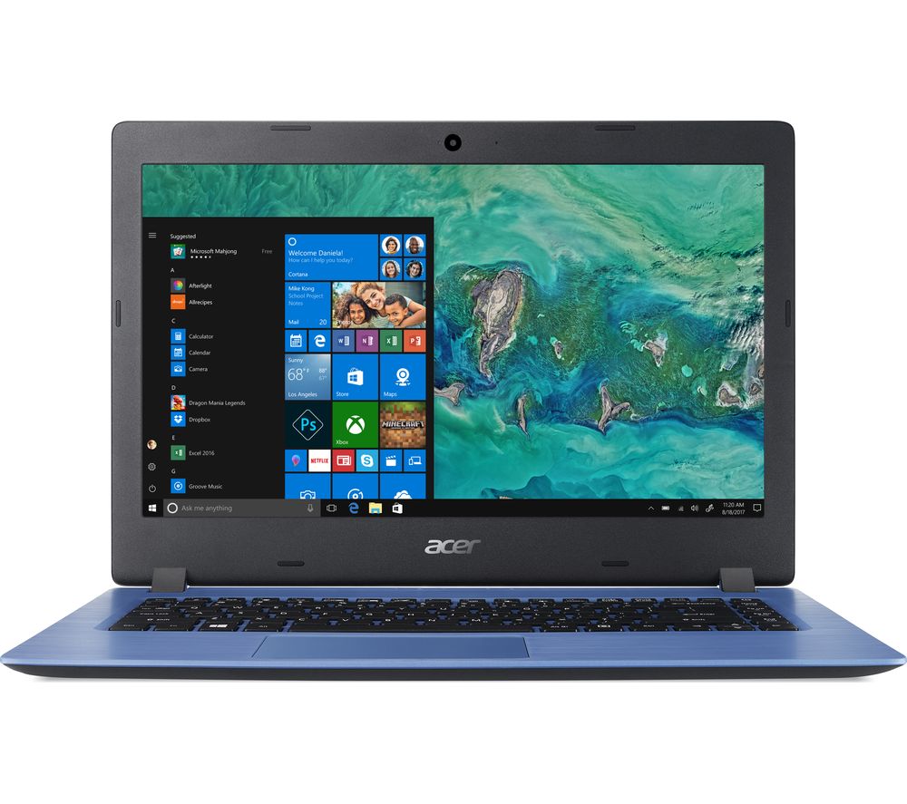 ACER Aspire 1 A114-32 14" Intel®? Celeron? Laptop - 64 GB eMMC, Blue, Blue