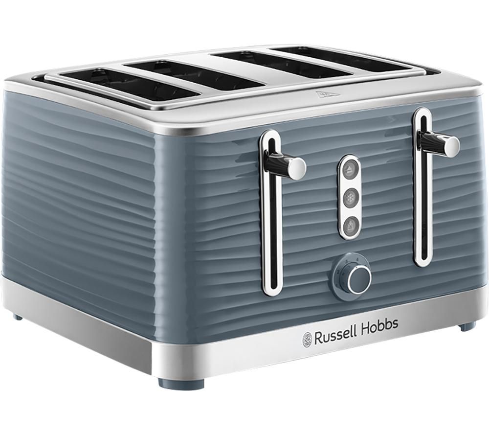 RUSSELL HOBBS Inspire 24383 4-Slice Toaster - Grey, Grey
