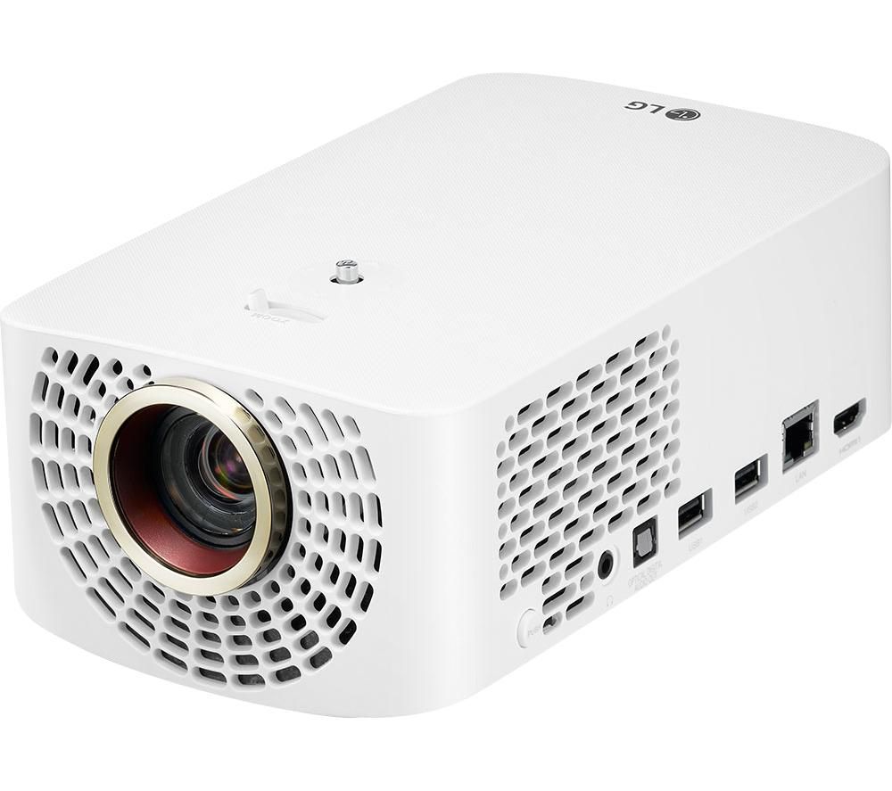 LG CineBeam HF60LSR Smart Full HD Home Cinema Projector, White