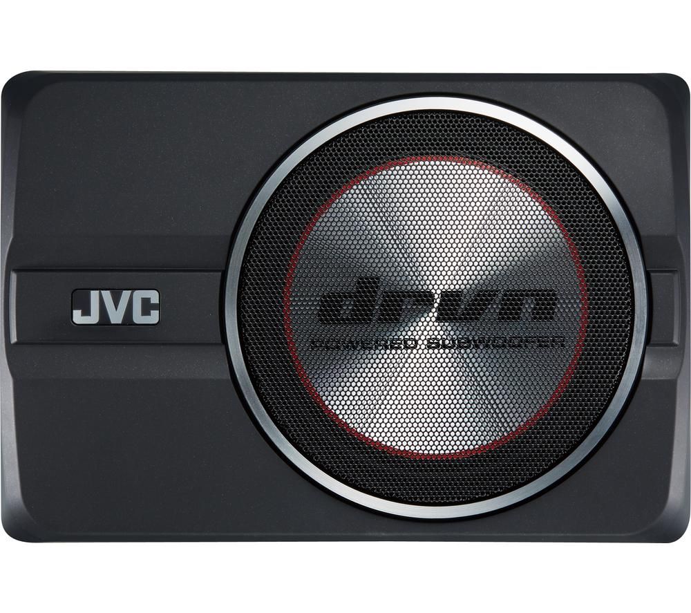 JVC CW-DRA8 Car Subwoofer - Black, Black