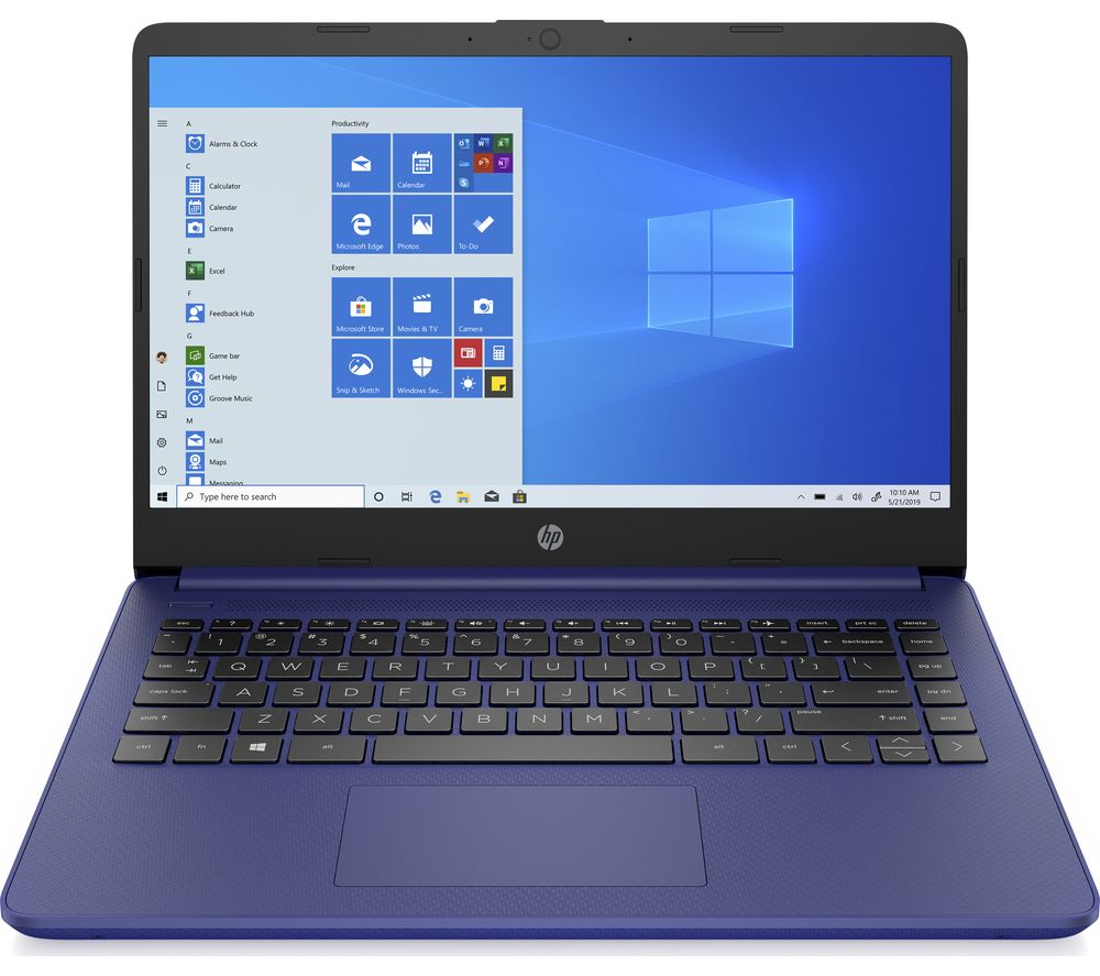 HP Stream 14s-fq0509sa 14" Laptop - AMD 3020e, 64 GB eMMC, Blue, Blue
