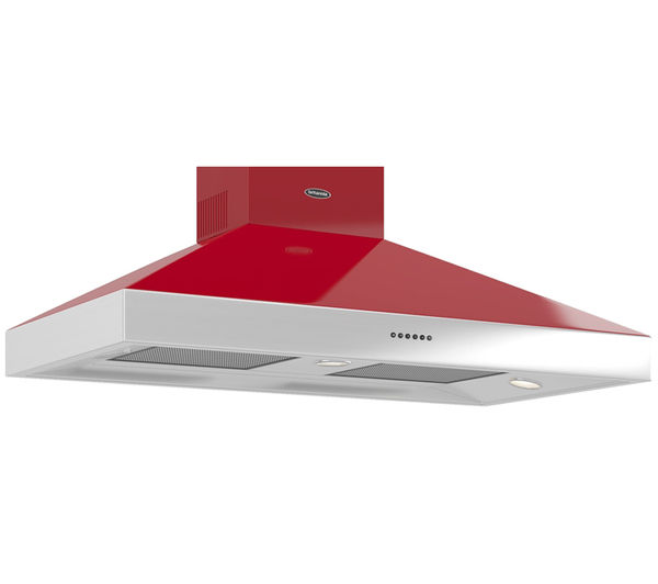 BRITANNIA Latour TPBTH110GR Chimney Cooker Hood - Gloss Red, Red