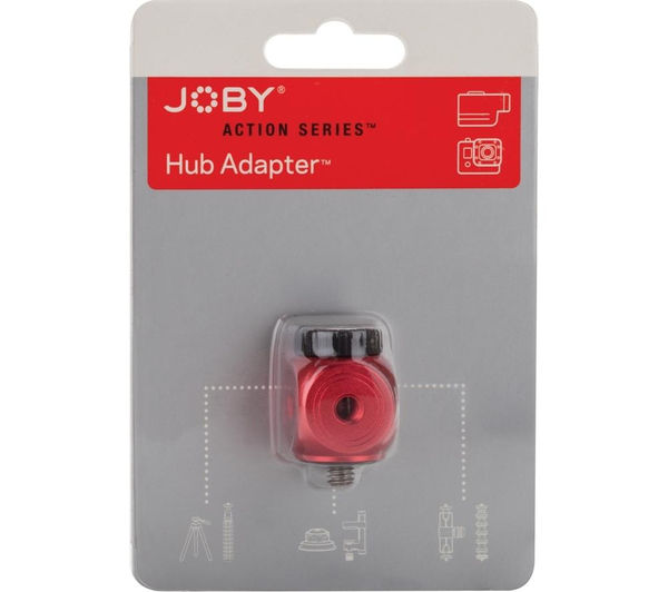 JOBY Action Hub Adapter - Red, Red