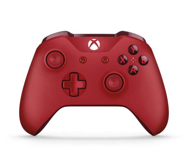 MICROSOFT Xbox One Wireless Gamepad - Red, Red