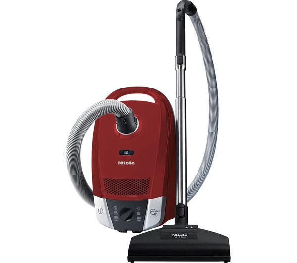 MIELE Compact C2 Cat & Dog PowerLine Cylinder Vacuum Cleaner - Red, Red