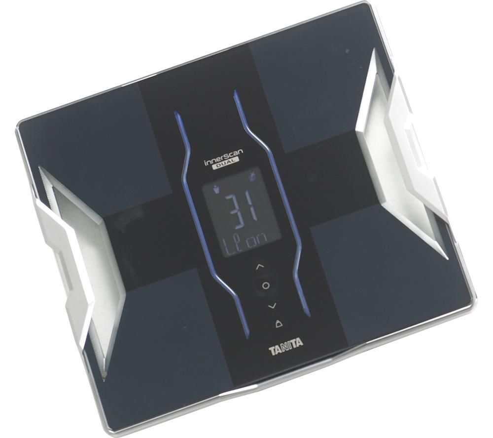 TANITA InnerScan Dual RD-953 Electronic Bathroom Scales - Black, Black