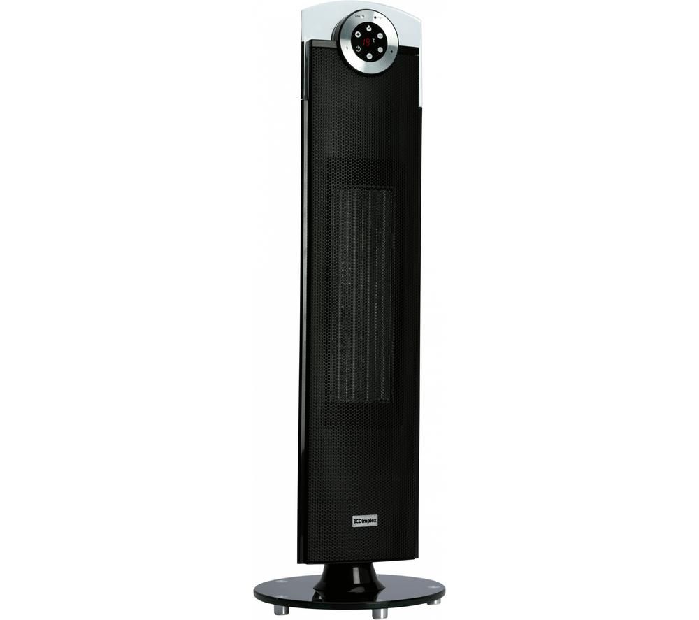 DIMPLEX Studio G DXSTG25 Portable Tower Heater - Black & Silver, Black