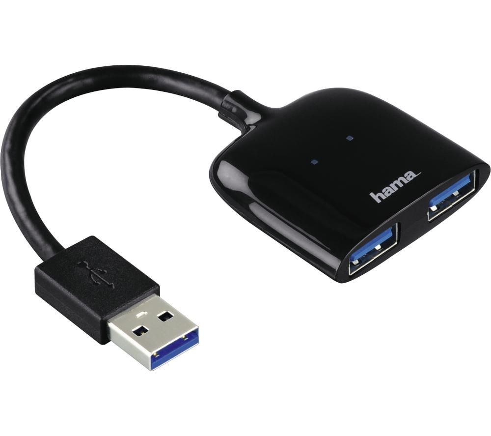 HAMA Mobil SuperSpeed 2-port USB Hub