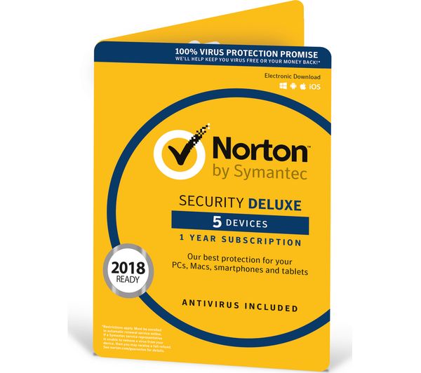 NORTON Security 2019 - 1 year for 5 devices (download)