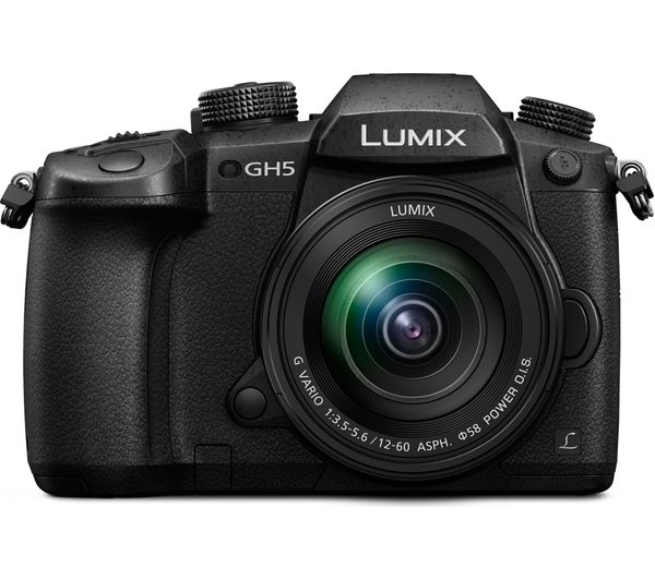 PANASONIC Lumix DC-GH5 Mirrorless Camera with 12-60 mm f/3.5-5.6 Lens