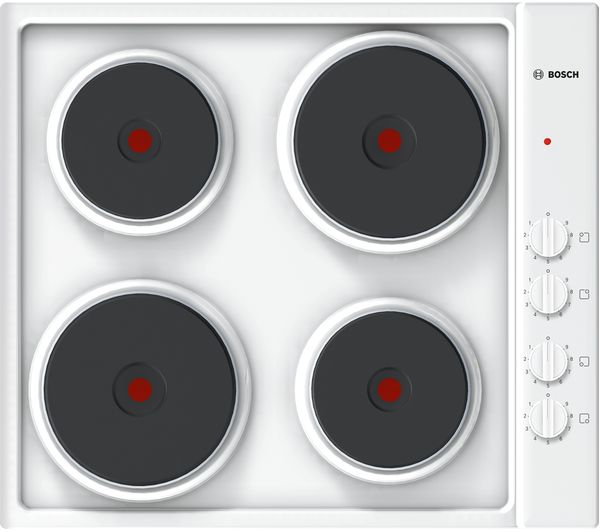BOSCH PEE682CA1 Electric Solid Plate Hob, Red