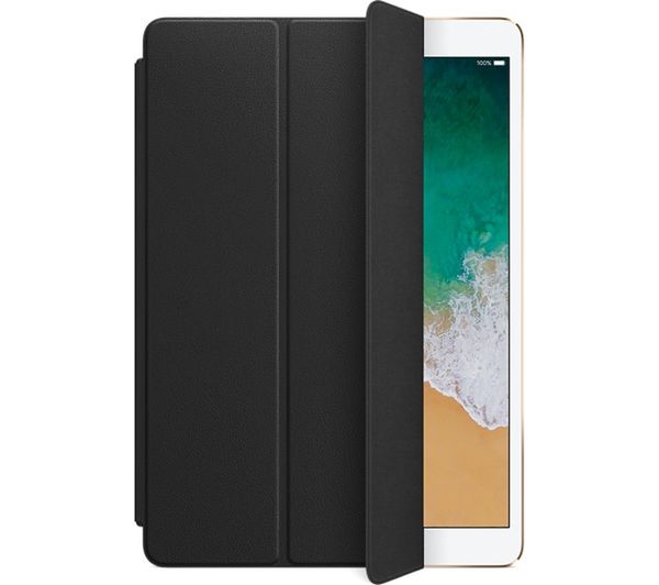 APPLE iPad Pro 10.5" Leather Smart Cover - Black, Black