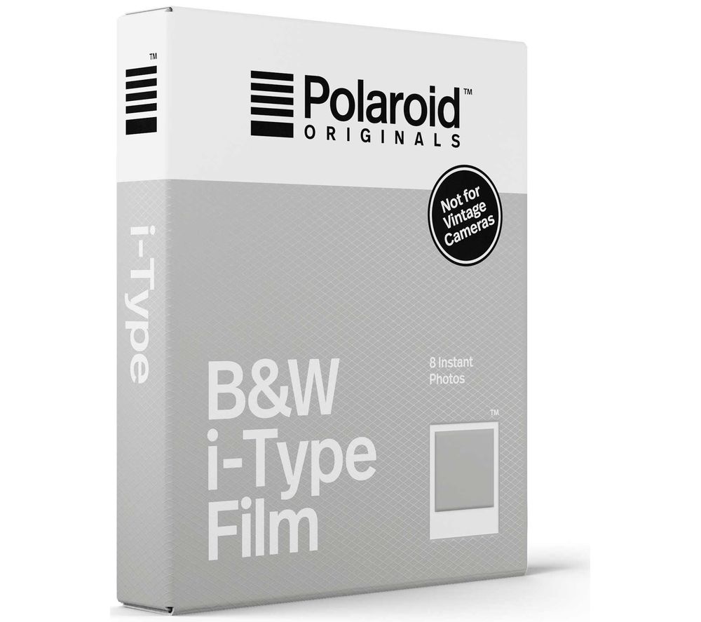 POLAROID Originals i-Type B&W Film - Pack of 8, White