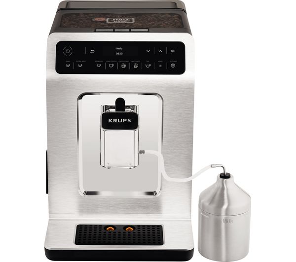 KRUPS Evidence EA893C40 Smart Bean to Cup Coffee Machine - Chrome, Black