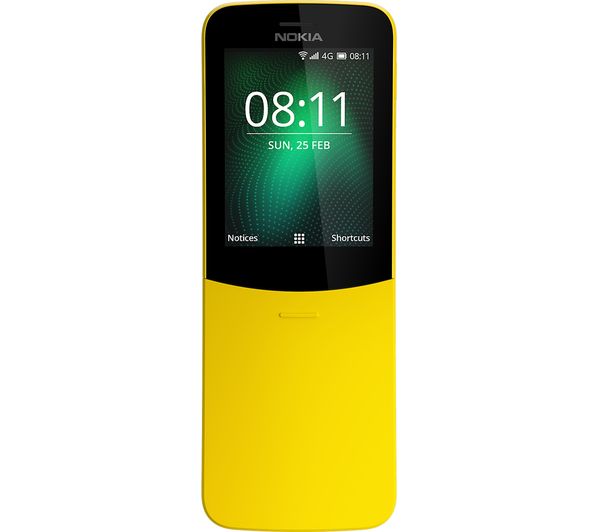 NOKIA 8110 4G - 4 GB, Yellow, Yellow