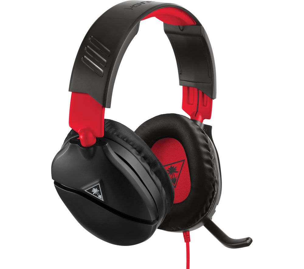 TURTLE BEACH Recon 70N 2.0 Gaming Headset - Black & Red, Red,Black