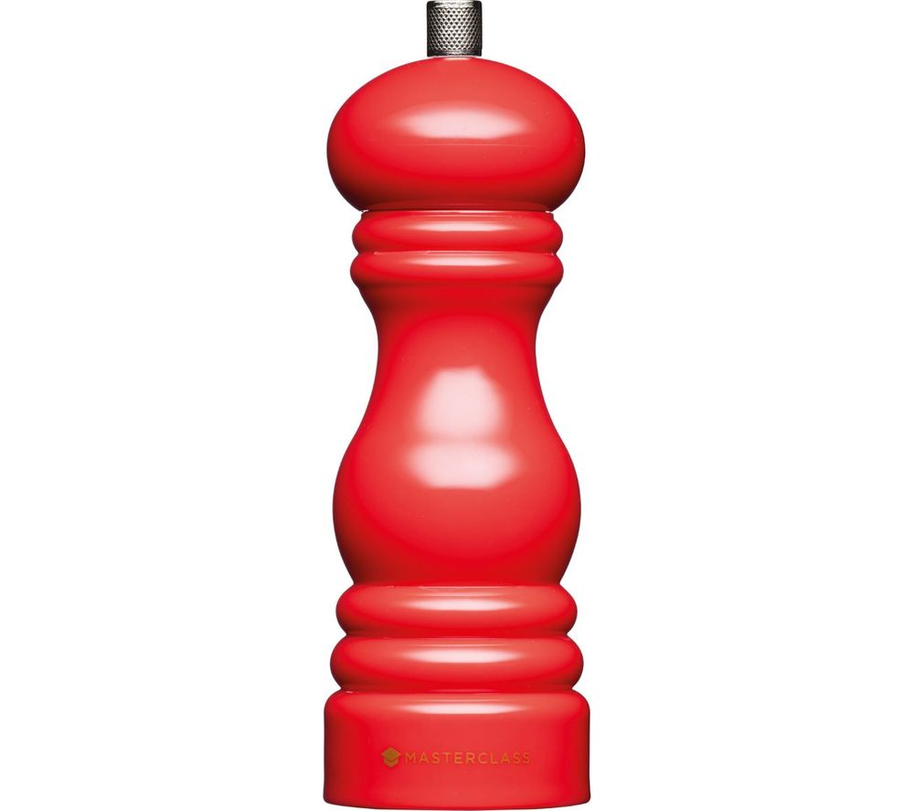 17 cm Salt or Pepper Mill - Red, Red