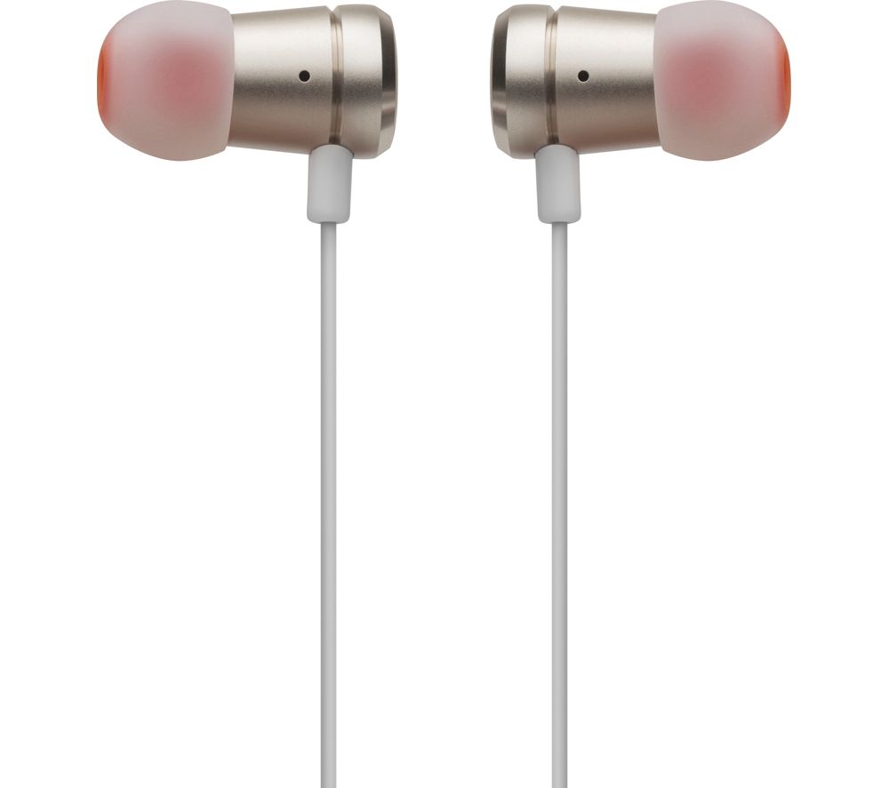 JBL Tune 290 Earphones - Champagne Gold, Gold