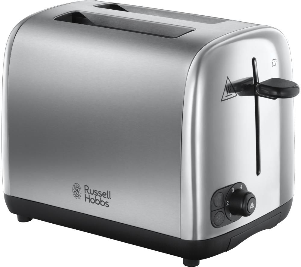 RUSSELL HOBBS 24081 2-Slice Toaster - Brushed Stainless Steel, Stainless Steel