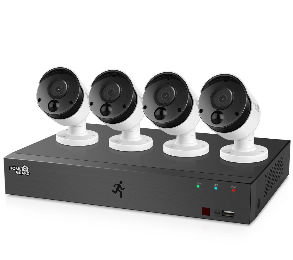 HOMEGUARD HGDVK84404-1 8-channel Full HD DVR Security System - 1 TB, 4 Cameras
