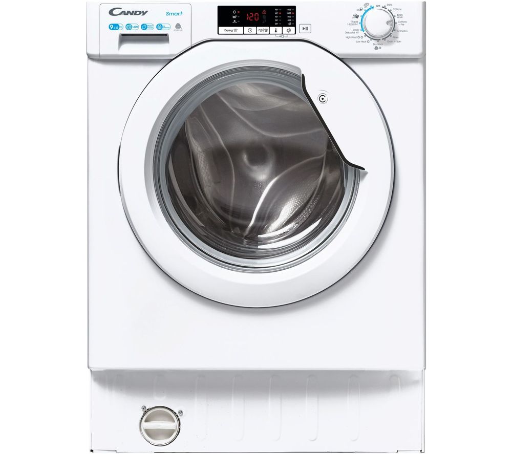 CANDY CBD495D2WE/1-80 Integrated 9 kg Washer Dryer