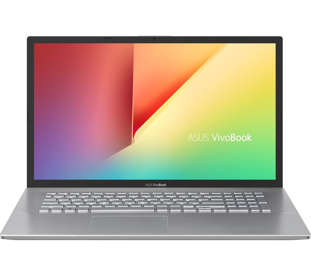 ASUS VivoBook X712FA 17.3" Laptop - Intel®Core i3, 1 TB HDD & 128 GB SSD, Silver, Silver
