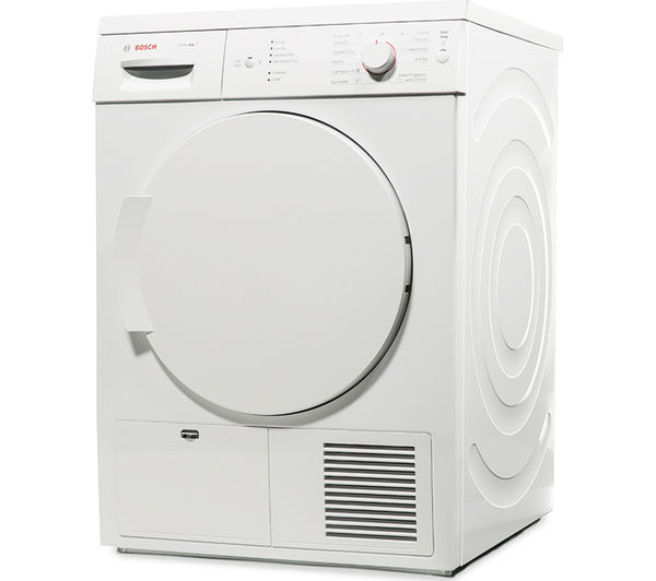 Bosch Tumble Dryer Classixx 7 WTE84106GB  - White, White