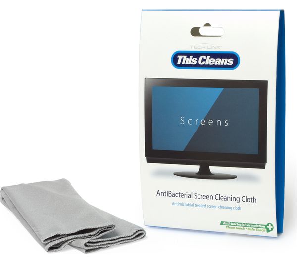 TECHLINK This Cleans Anti-Bacterial Screen Cleaning Cloth