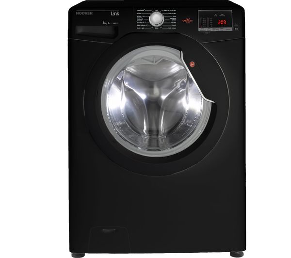 Hoover Dynamic Link DHL  1482DBB NFC 8 kg 1400 Spin Washing Machine - Black, Black