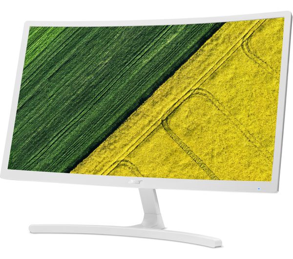 ACER ED242QRwi Full HD 24" Curved LCD Monitor - White, White