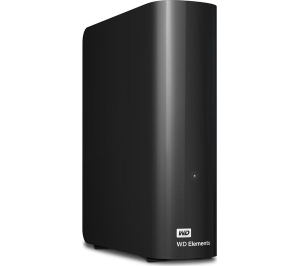 WD Elements External Hard Drive - 6 TB, Black, Black