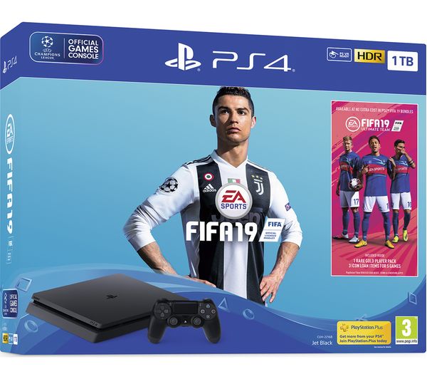 PlayStation 4 with FIFA 19 - 1 TB