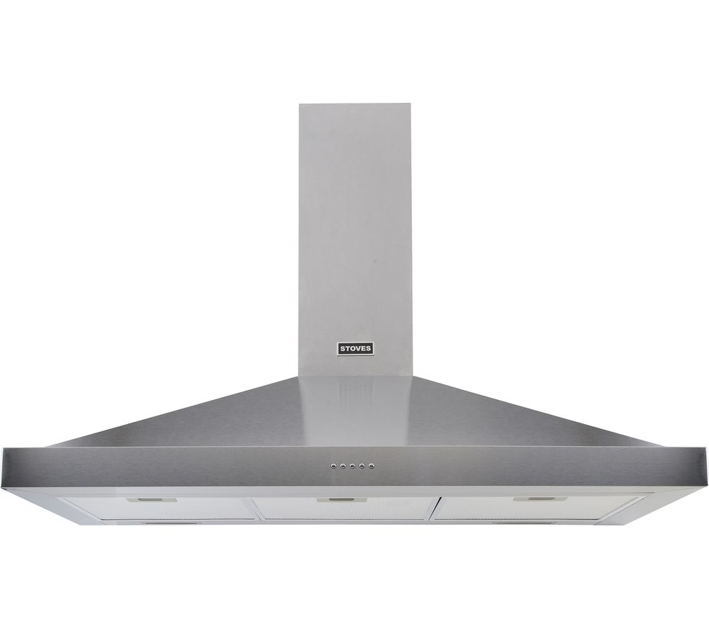 STOVES Sterling S1100 Chimney Cooker Hood - Stainless Steel, Stainless Steel