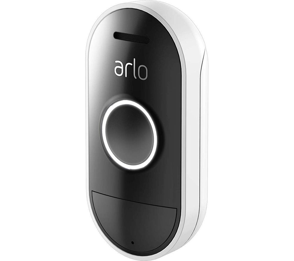 ARLO AAD1001 Audio Doorbell - Black & White, Black